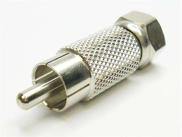 F-TYPE ADP M-RCAPL - R F Coaxial Connectors -