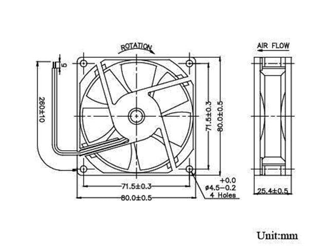 FANDC012080-25B - Fans -