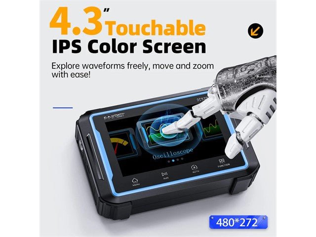 FNIRSI DSO2C53P 2CH 50MHZ TOUCH - Oscilloscopes - 