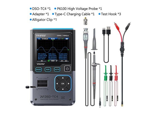 FNIRSI DSOTC4 ONE CH 10MHZ 3IN1 - Oscilloscopes - 