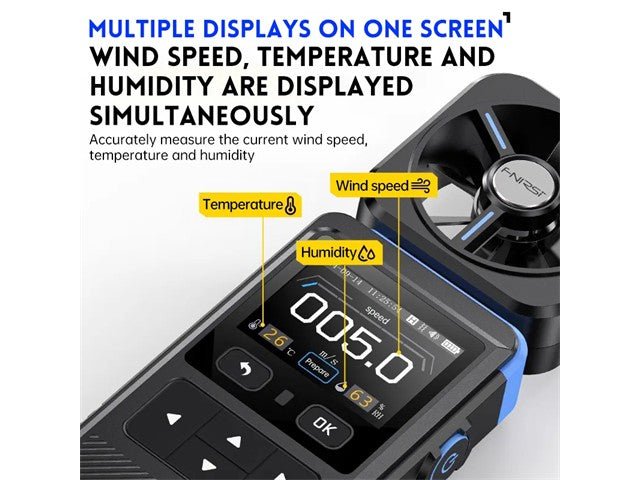 FNIRSI FAM - 02 DIG ANEMOMETER - Environmental Test Equipment - 
