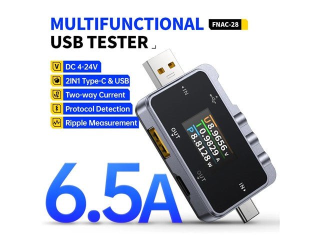 FNIRSI FNAC - 28 USB DIG VOLT/AMP - Multimeters & Voltmeters - 