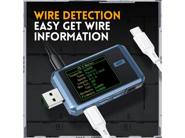 FNIRSI FNB48PBT USB CHARGE TESTR - Environmental Test Equipment - 