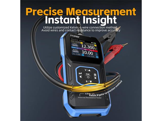 FNIRSI HRM - 10 BATT VOLT RES TEST - Environmental Test Equipment - 