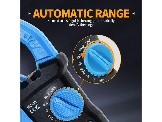 FNIRSI MC - 40 DIG CLAMP M/METER - Clamp Multimeters & Accessories - 