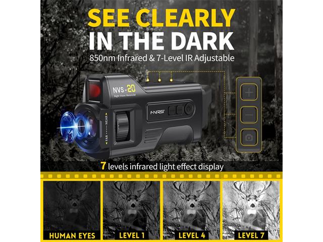 FNIRSI NVS20 NIGHT VISION DEVICE - CCTV Products & Accessories - 