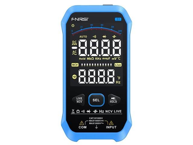 FNIRSI S1 DIGITAL MULTIMETER - Multimeters & Voltmeters - 