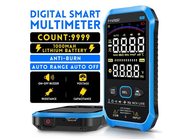FNIRSI S1 DIGITAL MULTIMETER - Multimeters & Voltmeters - 