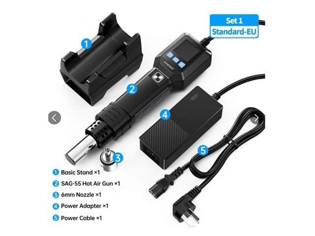 FNIRSI SAG - 55 ADJ HOT AIR GUN - Hand Tools - 