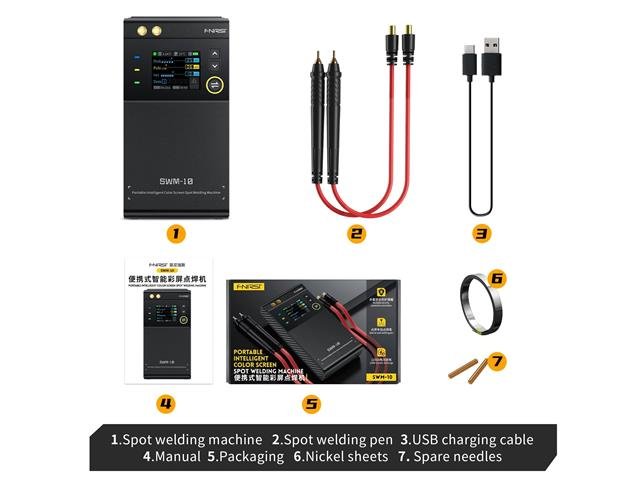 FNIRSI SWM - 10 SPOT WELDING MACHN - Solder Irons & Tips - 
