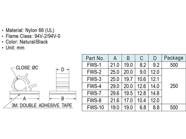 FWS - 4 - Cable Fasteners & Fixings - 