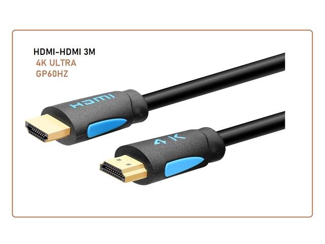 HDMI - HDMI 3M 4K ULTRA GP60HZ - Audio / Video Leads - 