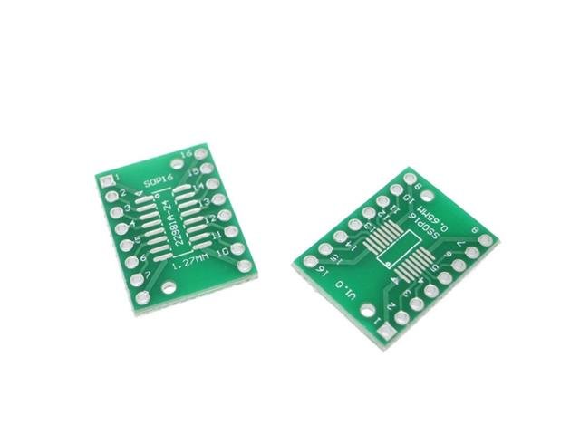 HKD 16P S/SOP TO 16P DIP BD 5/PK - Breakout boards / Shields / Modules -