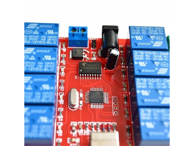 HKD 8CH 12V RELAY USB CONTROL BD - Relay Boards -