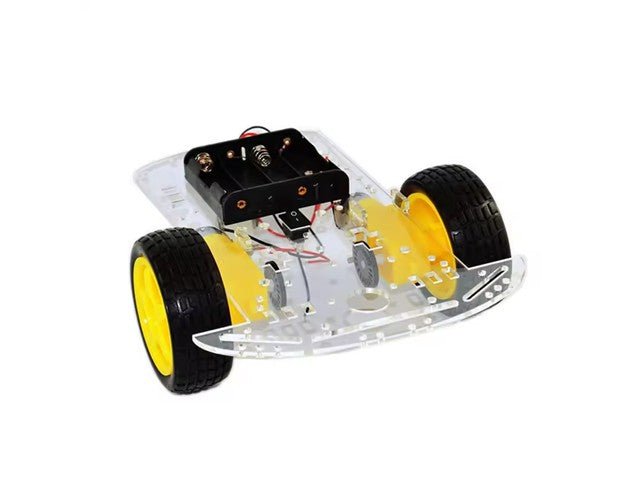 HKD CHASSIS 2WD KIT ACRYLIC - Robot Chassis - BMT CHASSIS 2WD KIT ACRYLIC