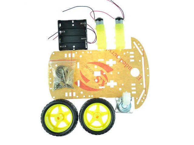 HKD CHASSIS 2WD KIT ACRYLIC - Robot Chassis - BMT CHASSIS 2WD KIT ACRYLIC