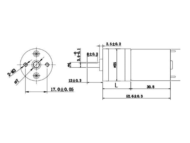 HKD DC MOTOR 12V 26RPM - Motors, Motor Drivers & Controllers - 