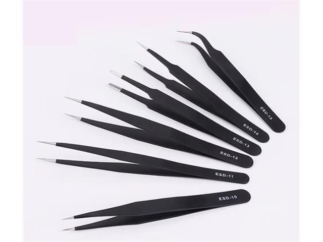HKD ESD TWEEZER SET 6/PK - Pliers & Tweezers - 