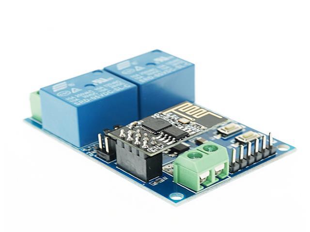 HKD ESP8266 RELAY 2CH 5V 10A - ESP8266 & ESP32 Modules - BMT ESP8266 5V DUAL RELAY WIFI