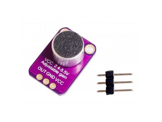 HKD MICROPHONE ADJ AMP MAX4466 - Breakout boards / Shields / Modules -