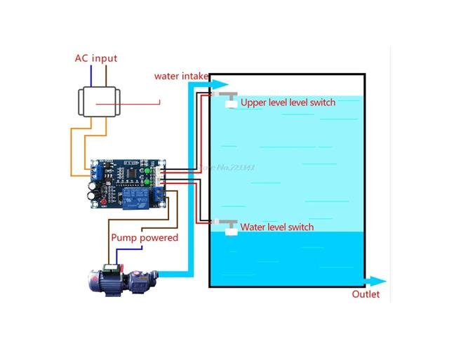 HKD XH-M203 WATER LEVEL CONT SW - Sensors -
