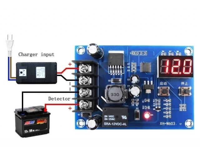 HKD XH-M603 DIG BAT CONT 12V-24V - Power, Battery & Solar -