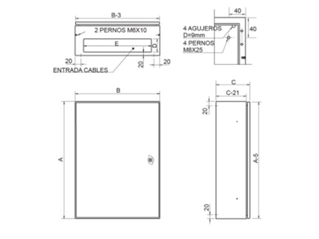 IDE GN806030 - Industrial Enclosures -