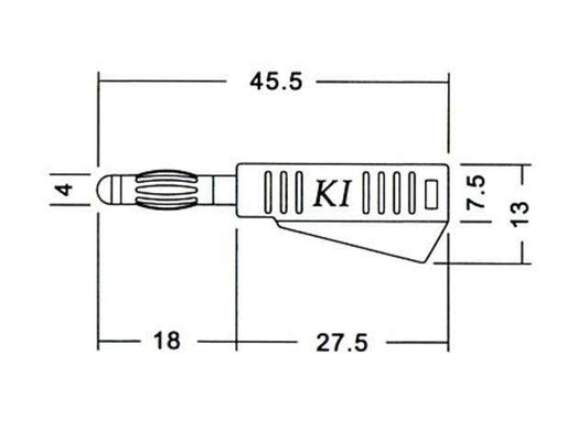 KLG4-100 BLUE - Test Leads & Probes -