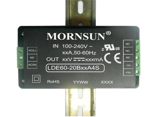 LDE60-20B24A4S - Power Supplies - PSU SWMDT 24V 2,5A MW