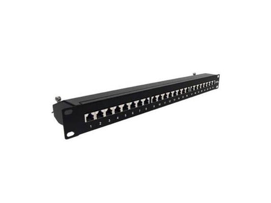 LINKQNET 24P PATCH PANEL CAT6A - Network Switches Racks & Accessories - 