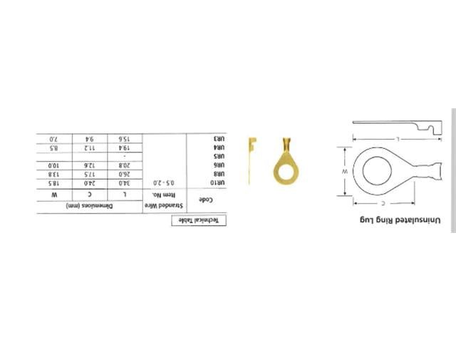 LRS2308 - Cable Lugs, Terminals & Splices -