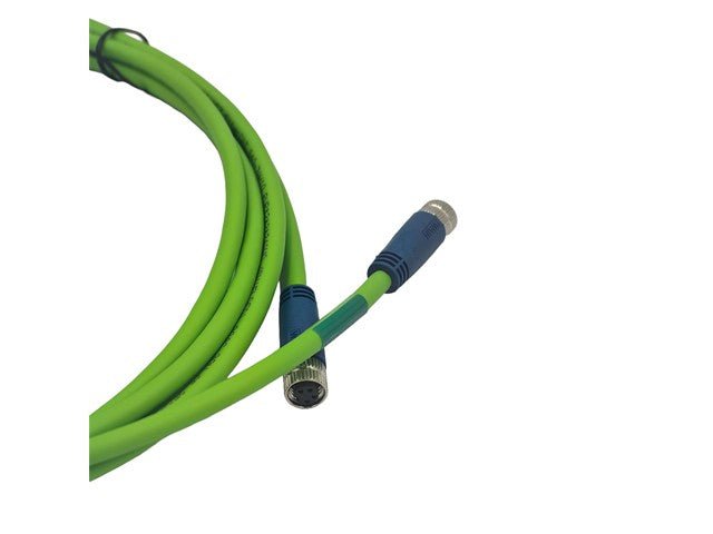 M8 - F04 - T/F04 - T - 3.0 - PUR - ETHERCAT - Actuator/Sensor Cable - 