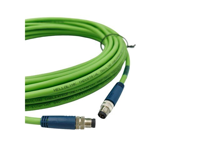M8 - M04 - T - 10.0 - PUR - ETHERCAT - Actuator/Sensor Cable - 