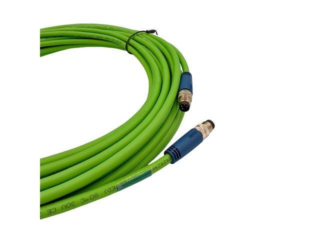 M8 - M04 - T - 10.0 - PUR - ETHERCAT - Actuator/Sensor Cable - 