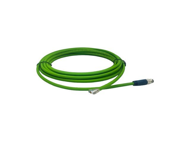 M8 - M04 - T - 5.0 - PUR - ETHERCAT - Actuator/Sensor Cable - 