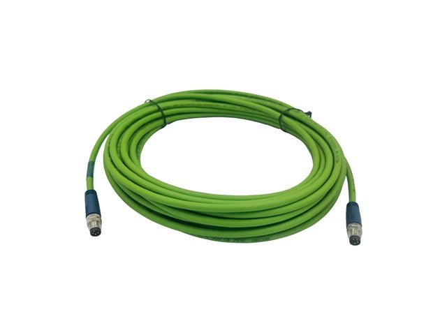 M8 - M04 - T/M04 - T - 10.0 - PUR - ETHERCAT - Actuator/Sensor Cable - 