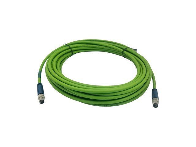 M8 - M04 - T/M04 - T - 3.0 - PUR - ETHERCAT - Actuator/Sensor Cable - 