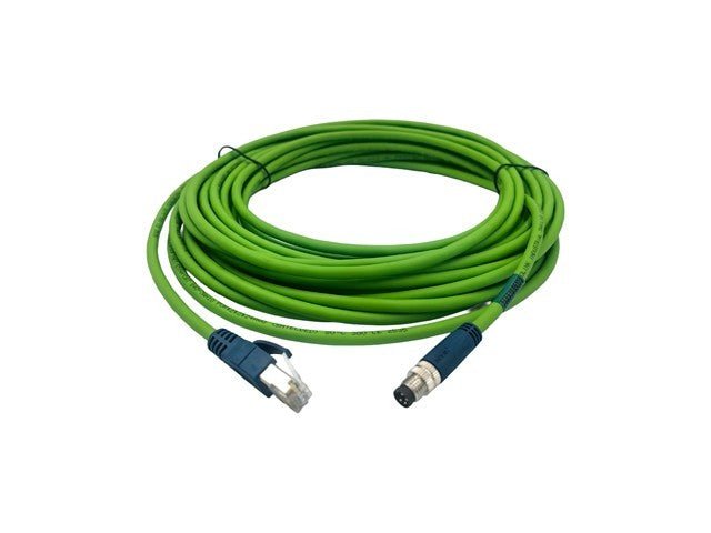 M8 - M04 - T/RJ45 - T - 3.0 - PUR - ETHERCAT - Actuator/Sensor Cable - 