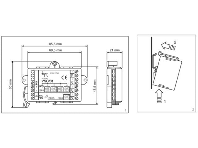 M8 - M04 - T/RJ45 - T - 5.0 - PUR - ETHERCAT - CCTV Products & Accessories - 