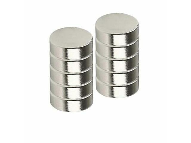 MGT DISC MAGNET 8X2MM 10/PK - Magnets -