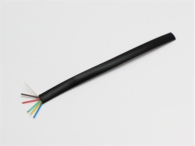 MOD CABLE 6W BLACK - Network & Communication Cable -