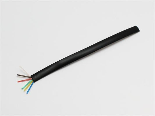 MOD CABLE 6W BLACK - Network & Communication Cable -