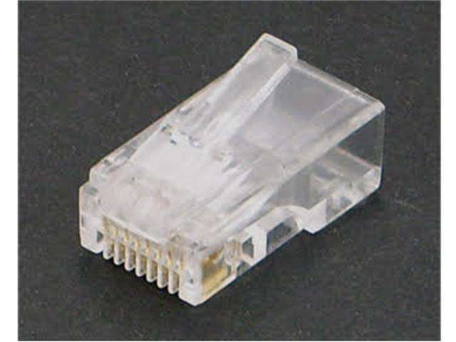 MOD PLUG 8-8USA CAT6 - Computer Connectors -