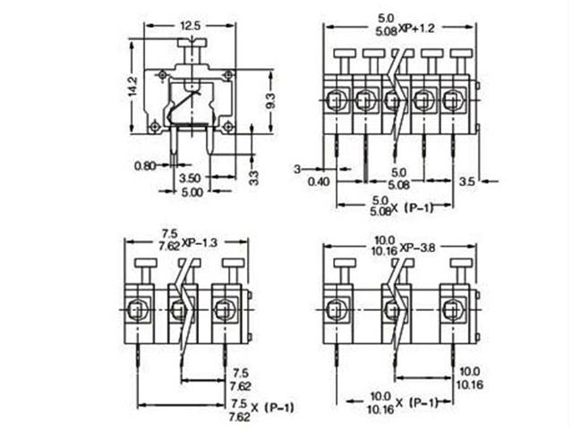 MRT1 - P7,5 - 2E - Terminals - 