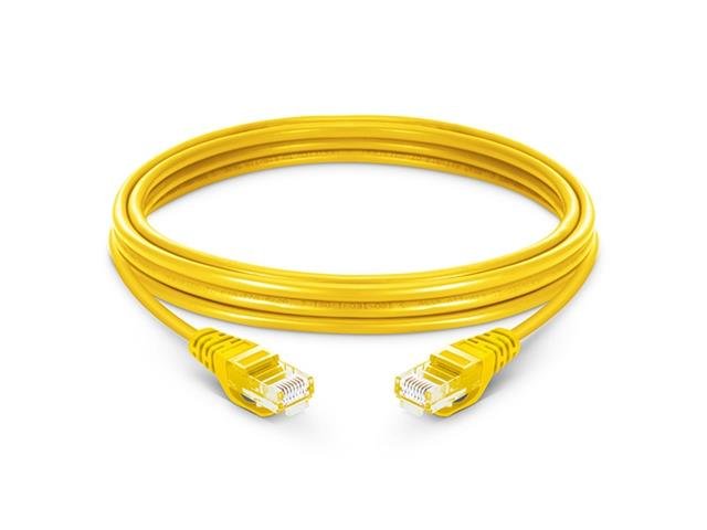 NETWORK LEAD UTP CAT5 1,5M YL - Computer Network Leads - 