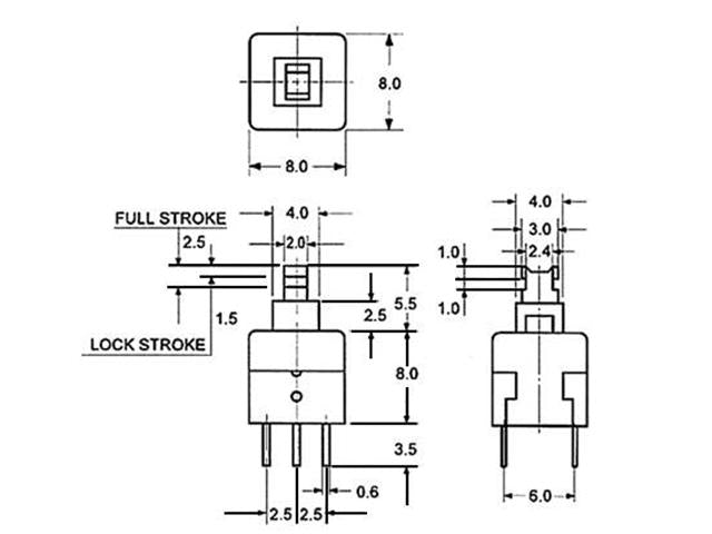 P1-1S1 BLUE - Switches -