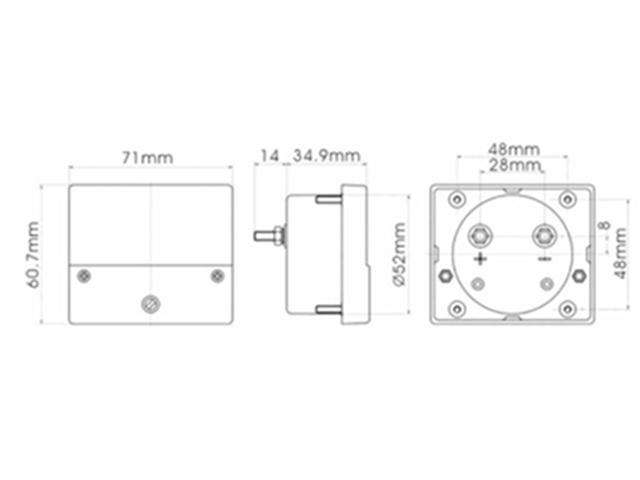 PM1 300VDC - Panel Meters -