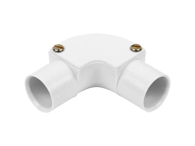 PVC INSPECTION ELBOW 20MM - Cable Fasteners & Fixings -