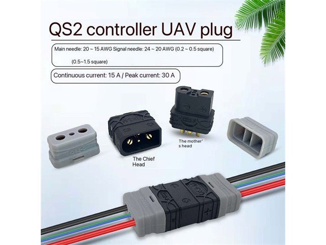 RC - QS2 CONNECTOR PAIR - Power Connectors - 