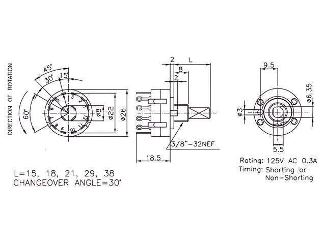 RSW 1P 12W SL40 - Switches - 